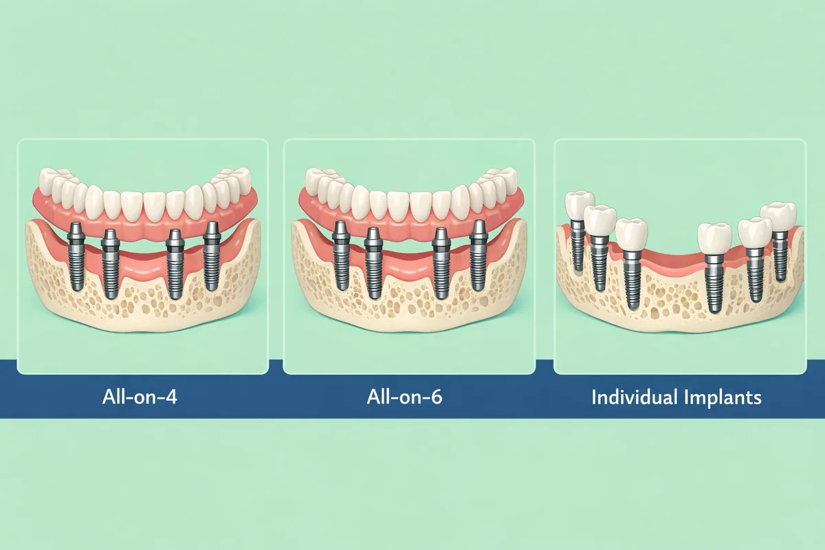 שיטות השתלת שיניים כל הפה